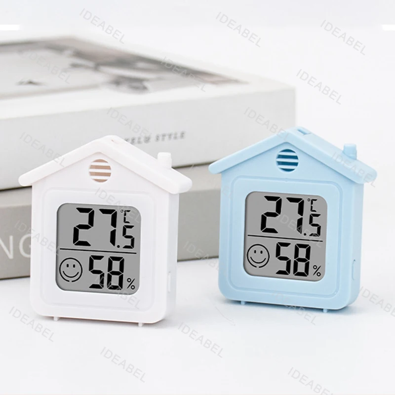 Mini misuratore di temperatura e umidità per interni 6-10 pezzi, misuratore di temperatura per camera da letto, display digitale elettronico portatile, umidità