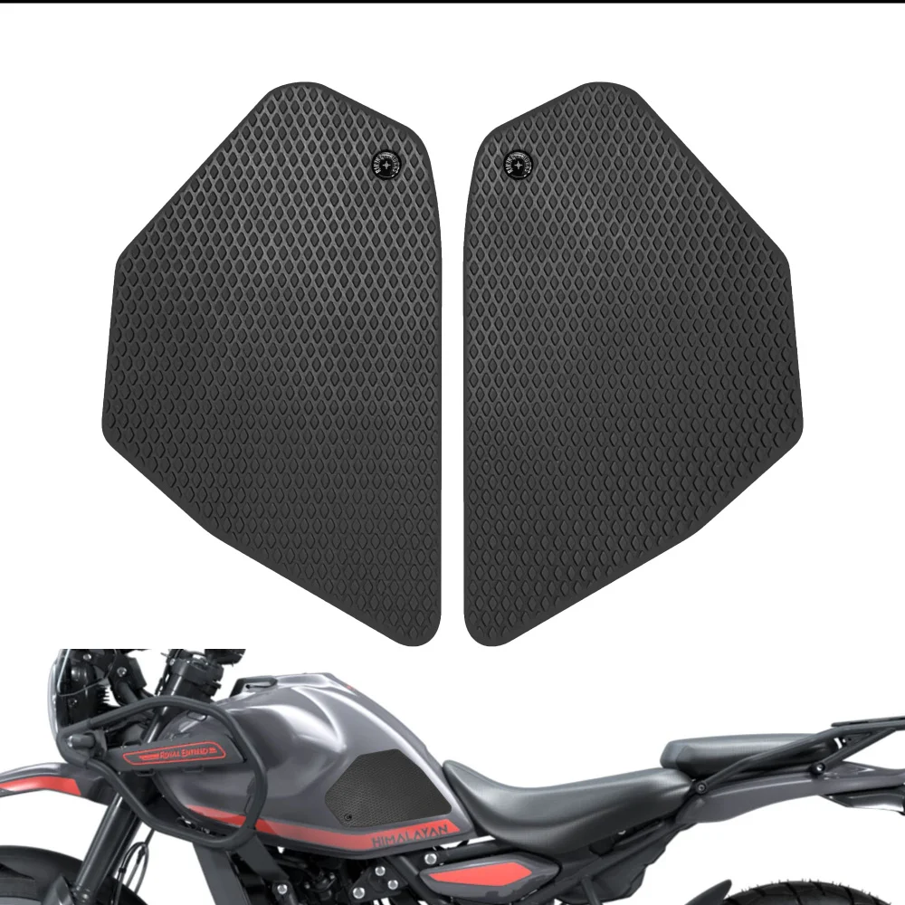 

Для Royal Enfield HIMALAYAN 450 от 2024 до 2026 мотоциклетный бак, тяговая накладка, противоскользящая наклейка, защита газового наколенника