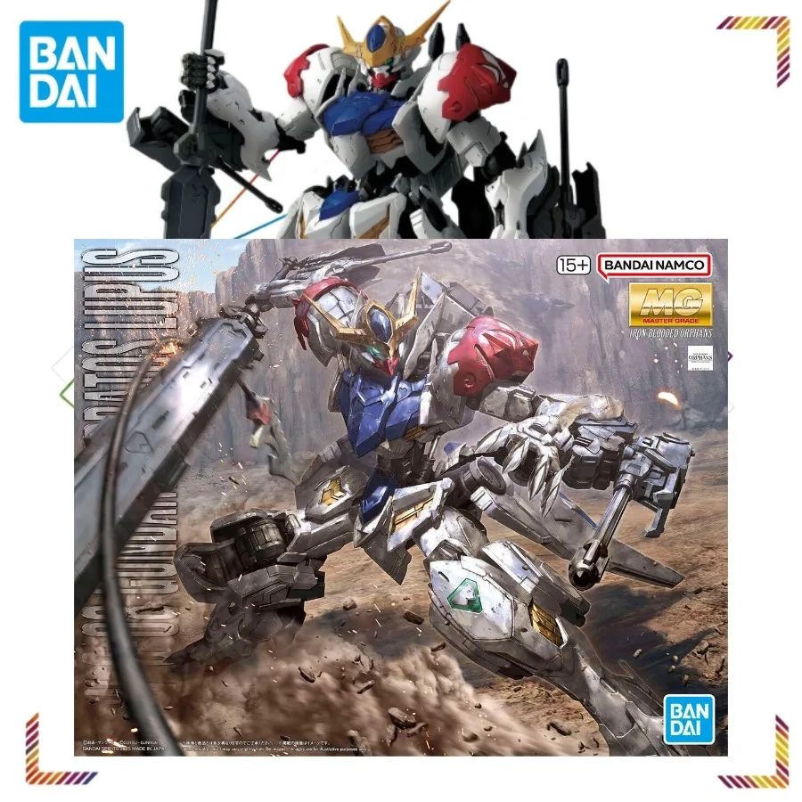 

Фигурки BANDAI MG Gundam Barbatos Lupus, мобильный костюм Gundam Iron-Blooded Orphans, коллекционная модель, подарок