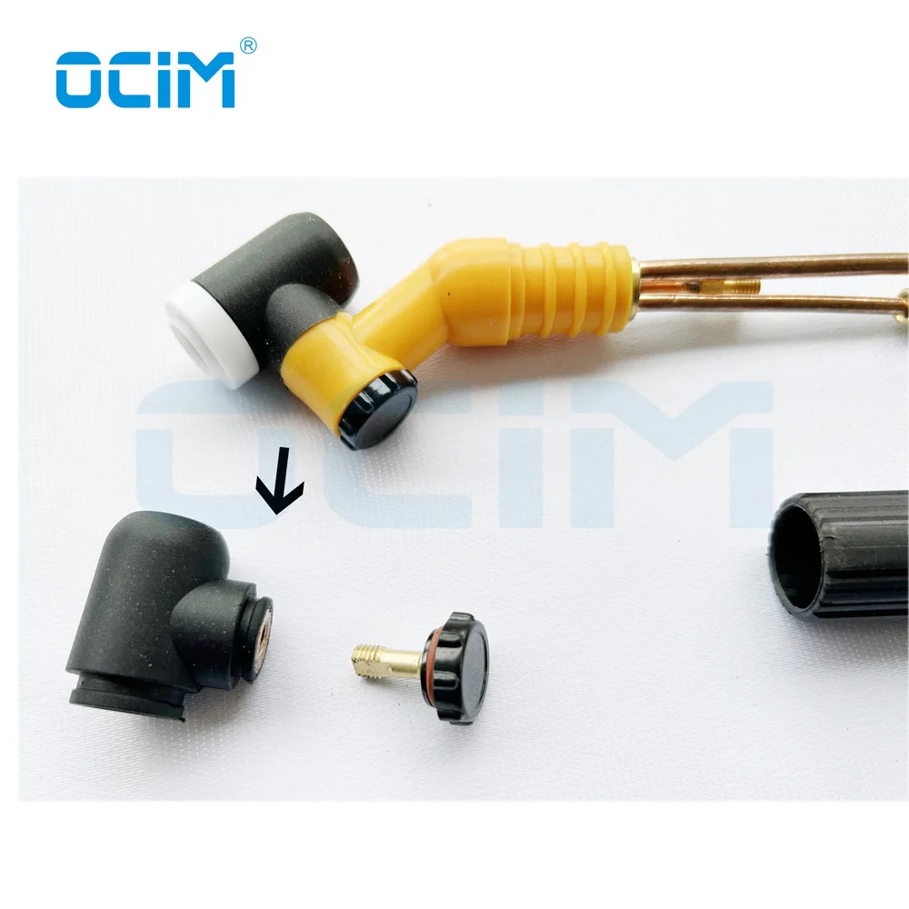 Air Cool and Water Cool Interchangeable Rotary Yellow head Replacement Parts For TIG Welding torch Tools