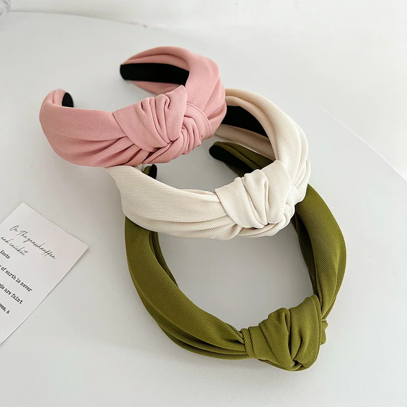 Women Girls Winter Autumn Soft Knot Hairband Headband Adult Hair Accessories Hair Jewley