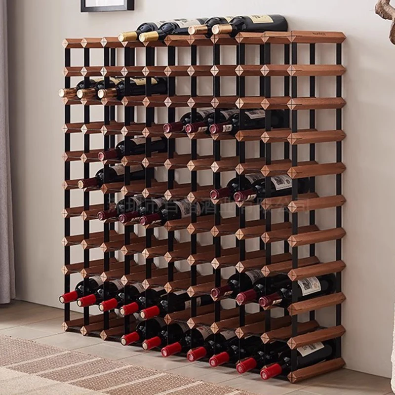 Wood Designer Bar Cabinet Shelves Kitchen Restaurant Display Modern Wine Cabinet Multifunctional Repisa Lounge Suite Furniture