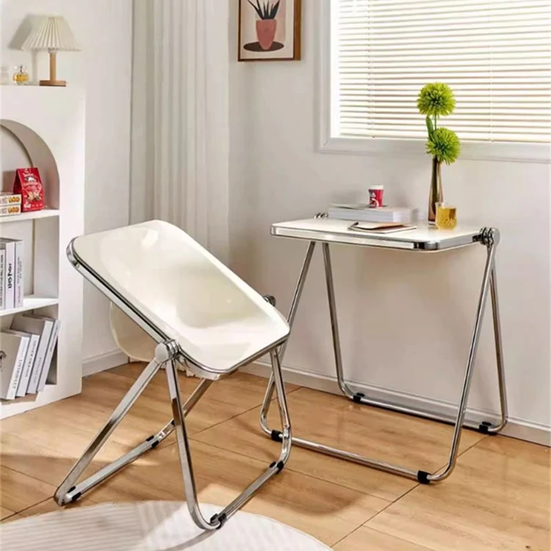 

Chairs Living Room Design Outdoor Chair Dining Room Nordic Furniture Lounge Silla Relaxing Transparent Plastic Home Chair