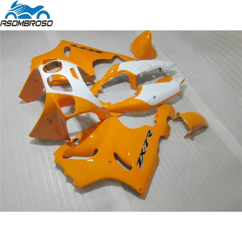 Upgrading Motorcycle for Kawasaki Ninja ZX7R fairing kit 1996-2003 yellow white fairing set zx7r 96 97 98 99 00 01 02 03 HX30