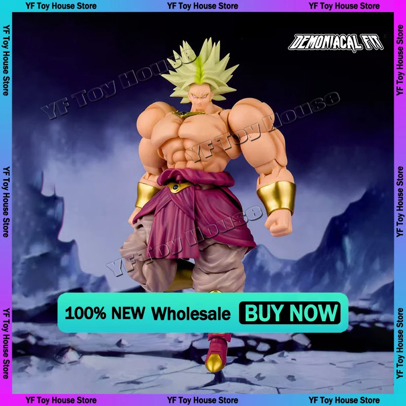 

Demoniacal Fit Dragon Ball Legendary Berserker Action Figures Broly Figurine Gk Statue Collectible Decoration Model Toy Gift New