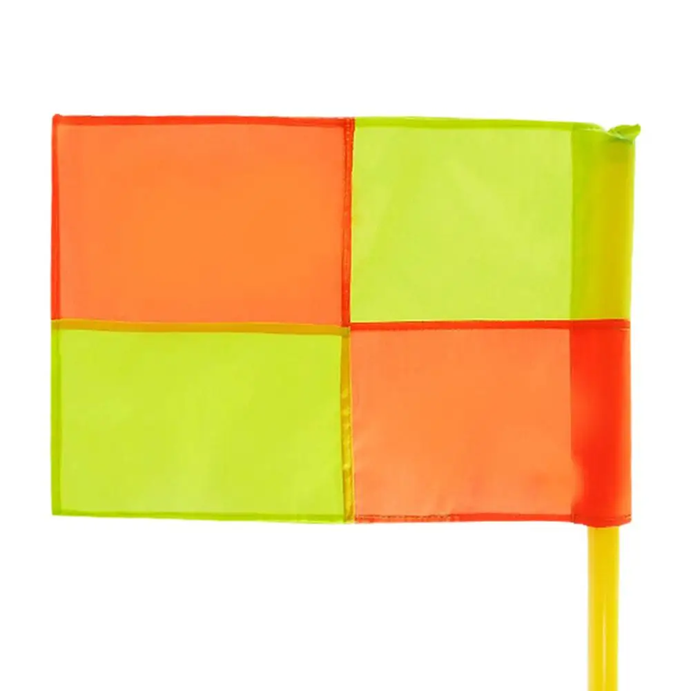 Bandera de árbitro de fútbol para juego justo, partido deportivo, fútbol, Rugby, Hockey, entrenamiento, banderas de Linesman