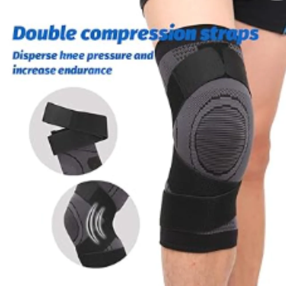 1PCS M Knee Pads Sports Pressurized Elastic Kneepad Support Fitness Brace Medical Arthritis Joints Protector