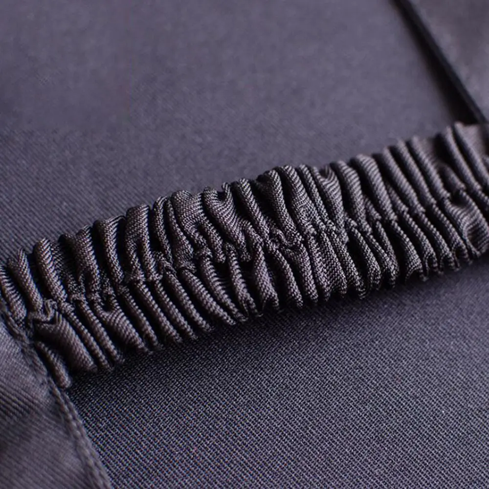 

Minimalist Kitchen Aprons Double Pocket Back Elastic Band Work Apron Anti Dirty Chef Cooking Aprons Household Cleaning