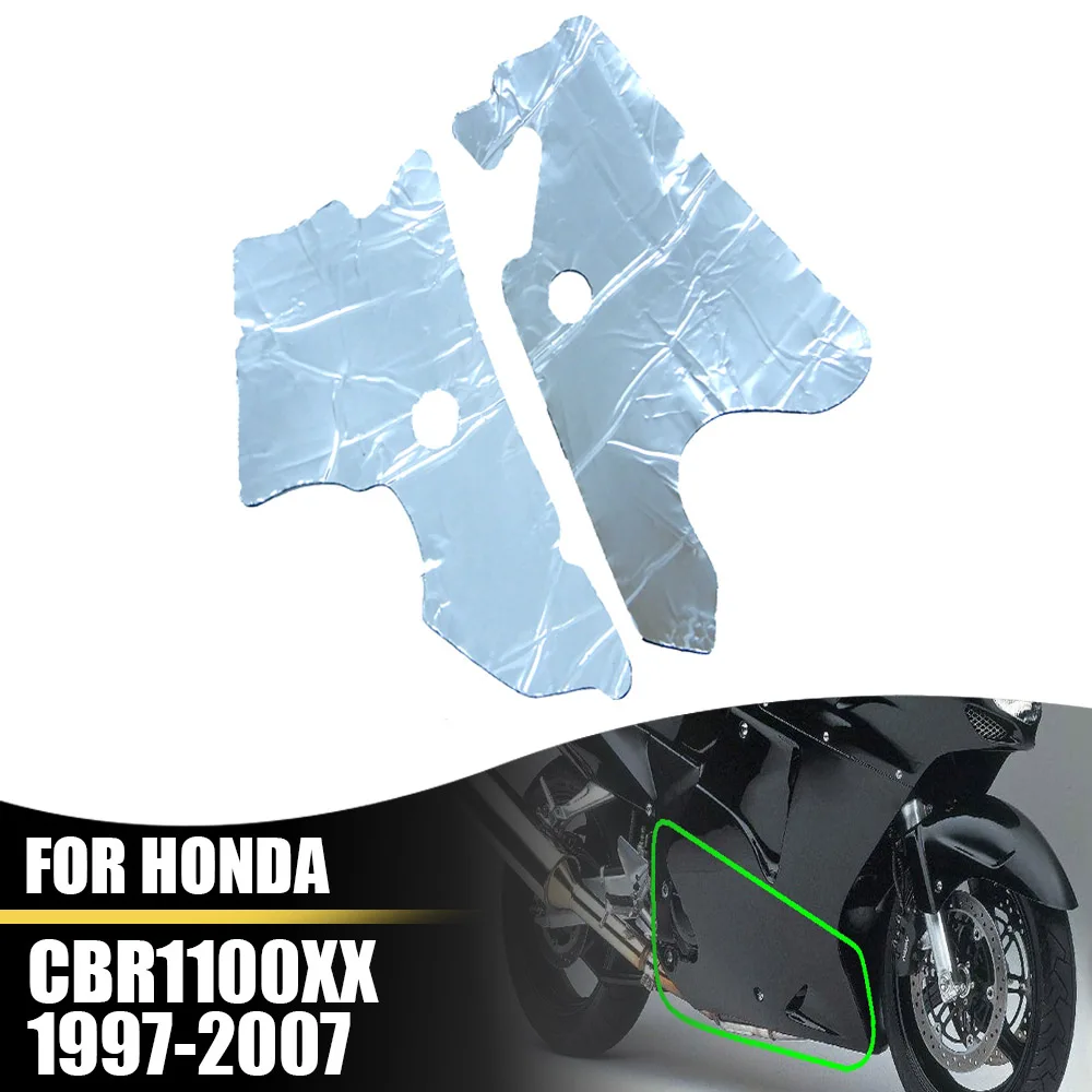 

Motorcycle Accessories Pre-Cut Belly Fairing Heat Shield Mat Insulation Protection For Honda CBR1100XX Blackbird 1997-2007 2006