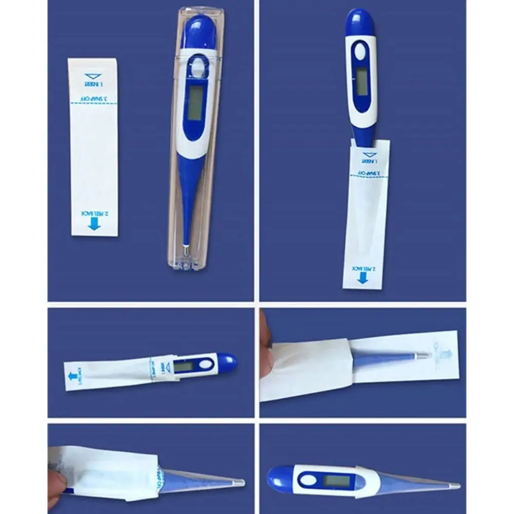 100PCS Digital Thermometer Probe Covers Disposable Protector for Health Center Digital Probe Covers