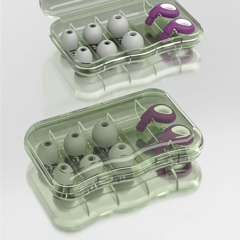 Lavável Cogumelo Cabeça Full Size Tampões, Tampões De Silicone, Redução De Ruído, Ajustar A Forma Da Orelha