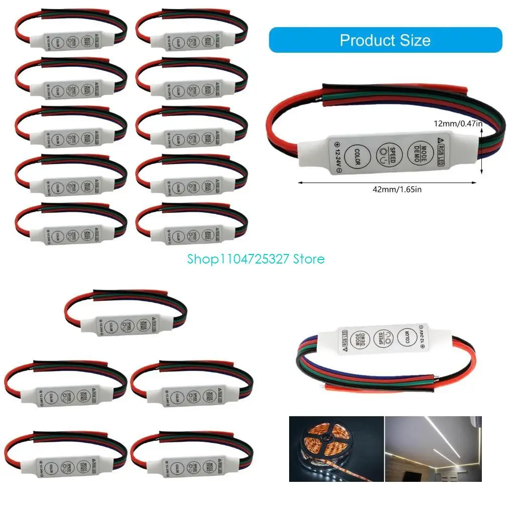 D8KF Miniature 3 LED Manager 19 Programmable Approaches 20 Dyes Dense 42mm Housing