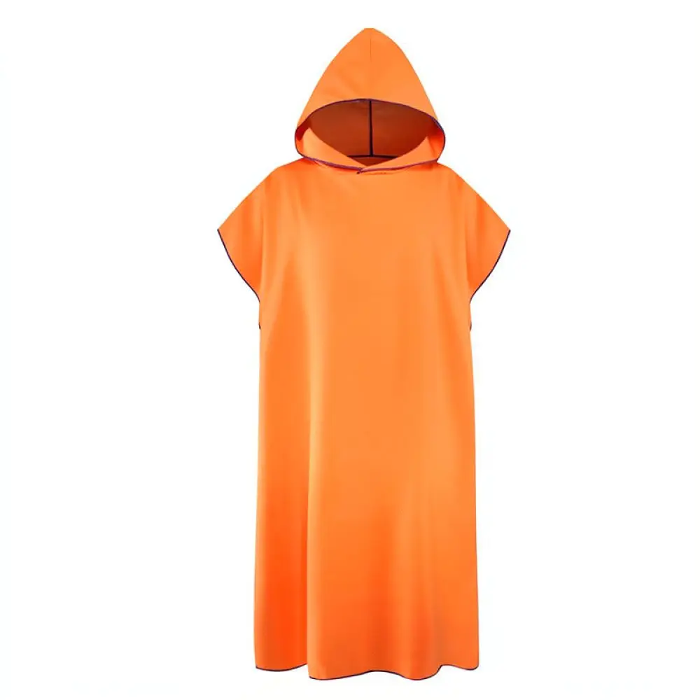 Hooded Wearable Bath Towel Soft Microfiber Quick Drying Beach Wrap Portable Changing Robe For Swimming Surfing Travel Shower