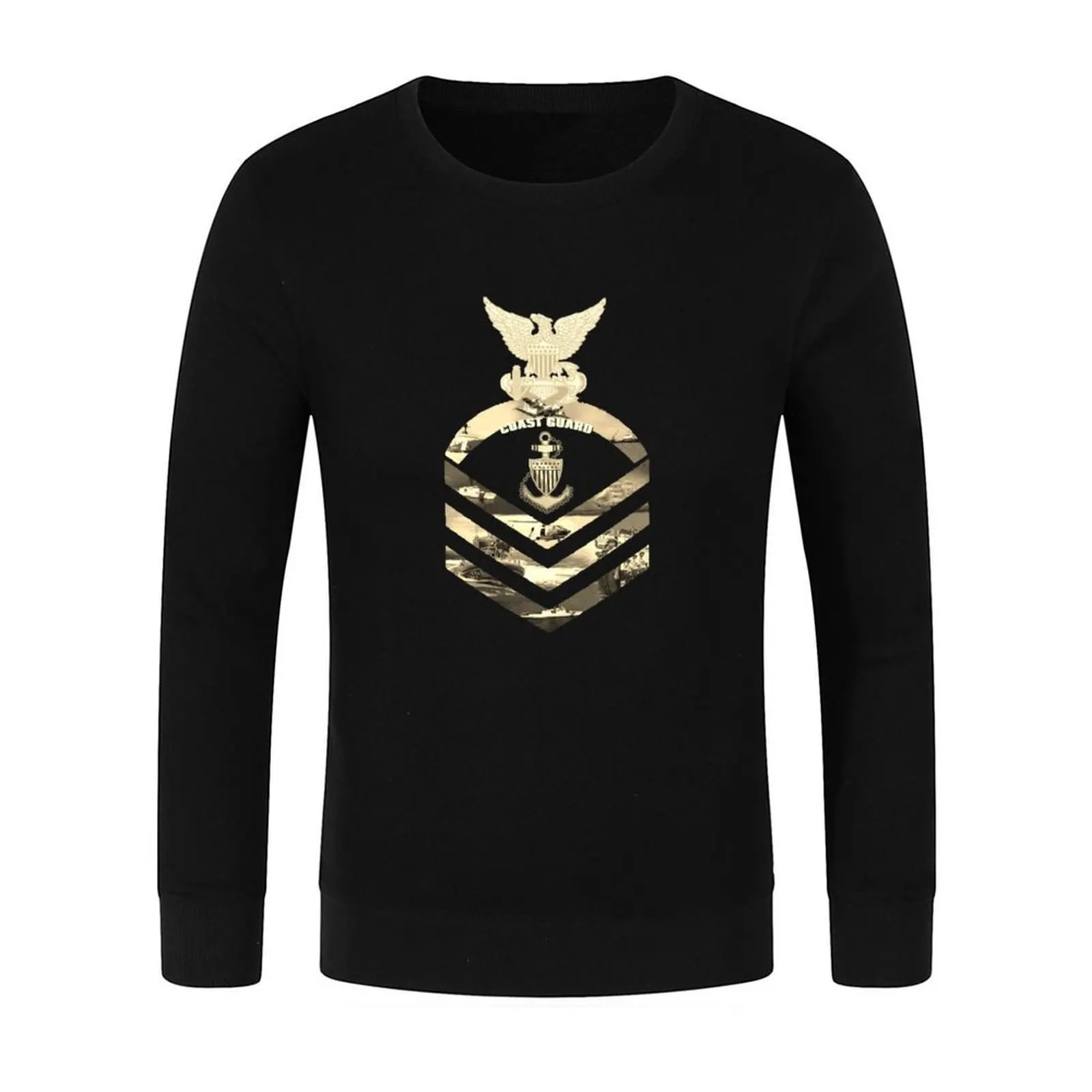 United States Coast Guard Chief Petty Officer Pullover korean clothes autumn mens clothes men's clothing autumn sweatshirt