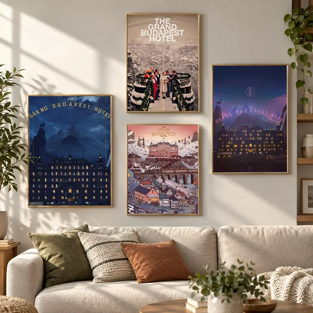 Movie The G-Grand Budapest Hotel Poster HD Waterproof Aesthetic Wall For Home Decor Trendy Durable Easy To Apply Art