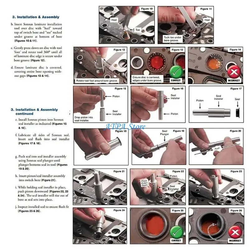 

U13C 124740TL30 Pressure Switch Installation Tool for Transmissions 6L45 6L50
