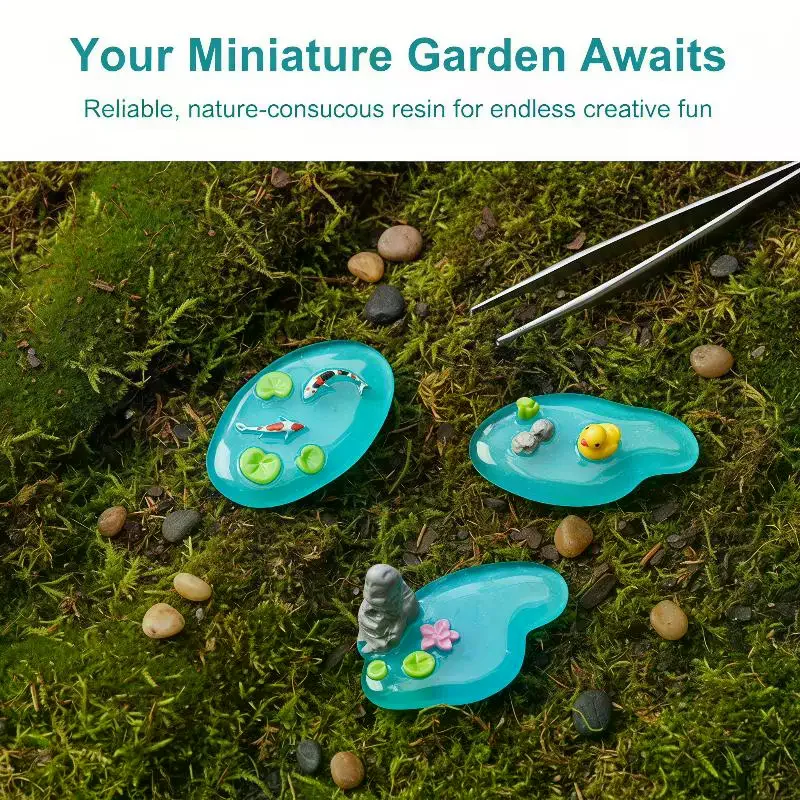 Mini Ornamentos de Resina para - Bonsai Garden With Koi Pond avaliação e preço