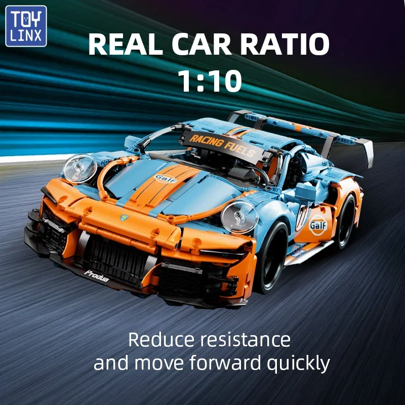 

Super 1623PCS High-Tech Compatible Sport Car DIY Model Set Building Blocks Bricks Educational Toy Christmas Gifts for Car Lover