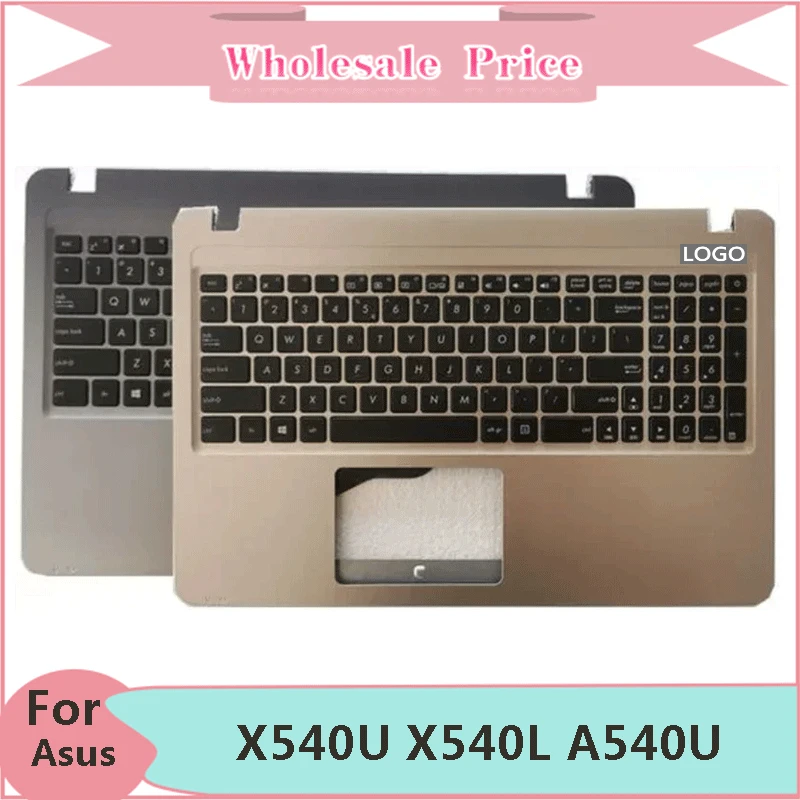 

New Original For ASUS X540U X540L A540U R540U F540U FL5700 VM520U Laptop Palmrest Case Keyboard US English Version Upper Cover