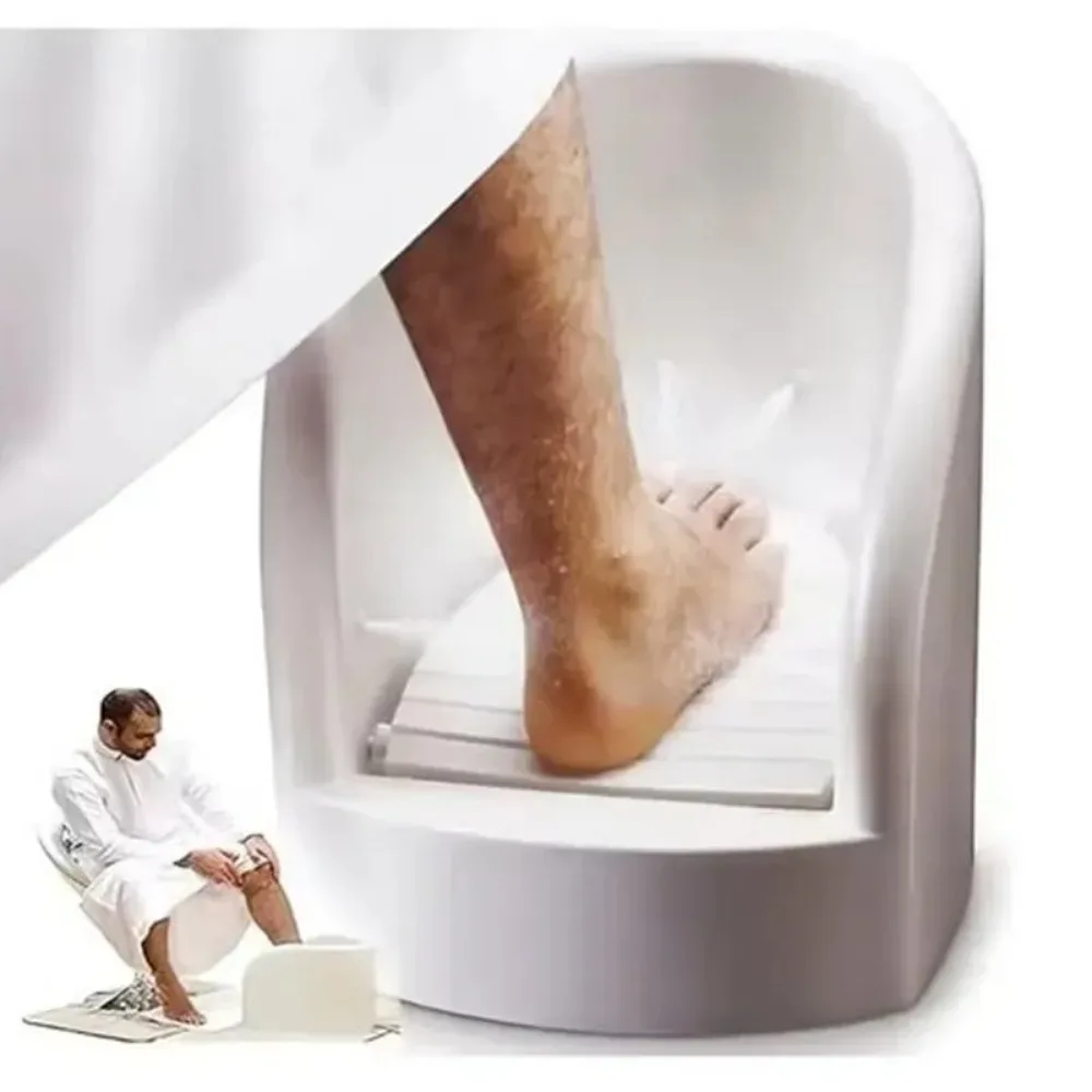 for Press spray rinse foot washer plastic foot wash basin portable pedicure spa bath soak tub home care hygiene cleaning tool