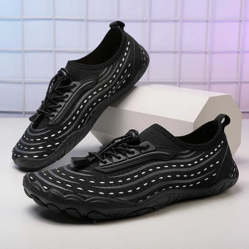 Mens Barefoot Water Shoes Beach Sports Swimming Lightweight Quick Drying Five Finger Casual Aqua Sports Shoes 2025 New UNISEX