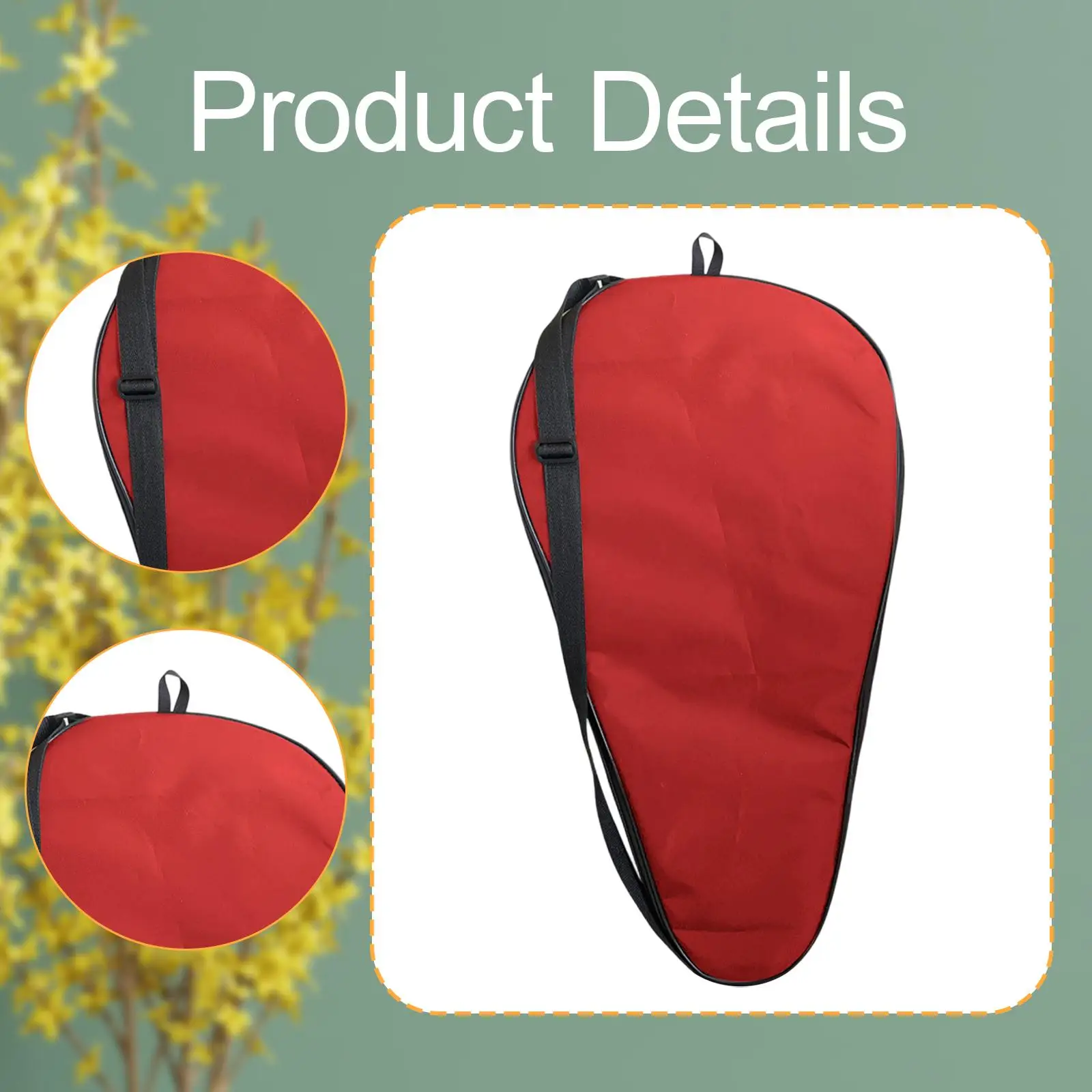 

Универсальная теннисная сумка для женщин и мужчин премиум-класса с регулируемым плечевым ремнем, портативная, красная