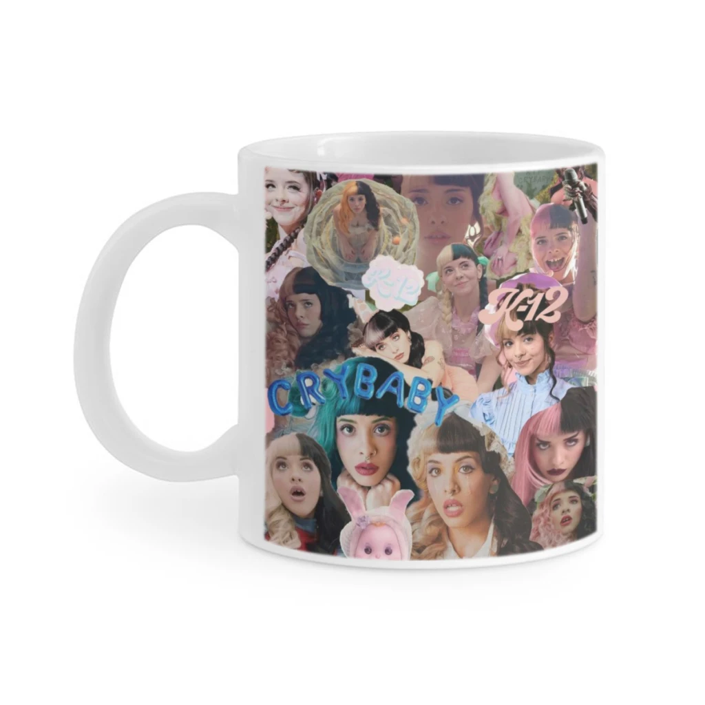 1pc 11oz M-Melanie:Martinez Coffee Mug Milk Tea Cup Insulated for Hot or Cold Beverages Portable Office Cup Drinkware Gift