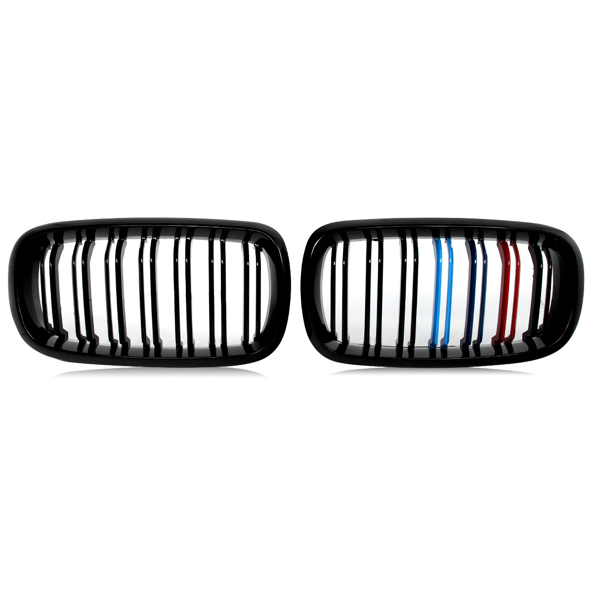 SAIQINGSP BMW Front Kidney Grille For BMW X5 F15 X6 F16 2014-2018 Front Kidney Grille Gloss Black M Color Car Accessories Tools