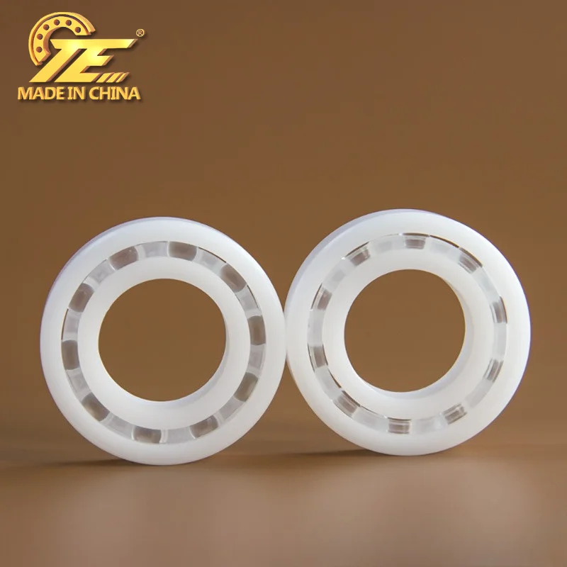 PEEK 6800-6815 plastic bearing polyethylene material, acid and alkali corrosion resistance, waterproof and stainless steel