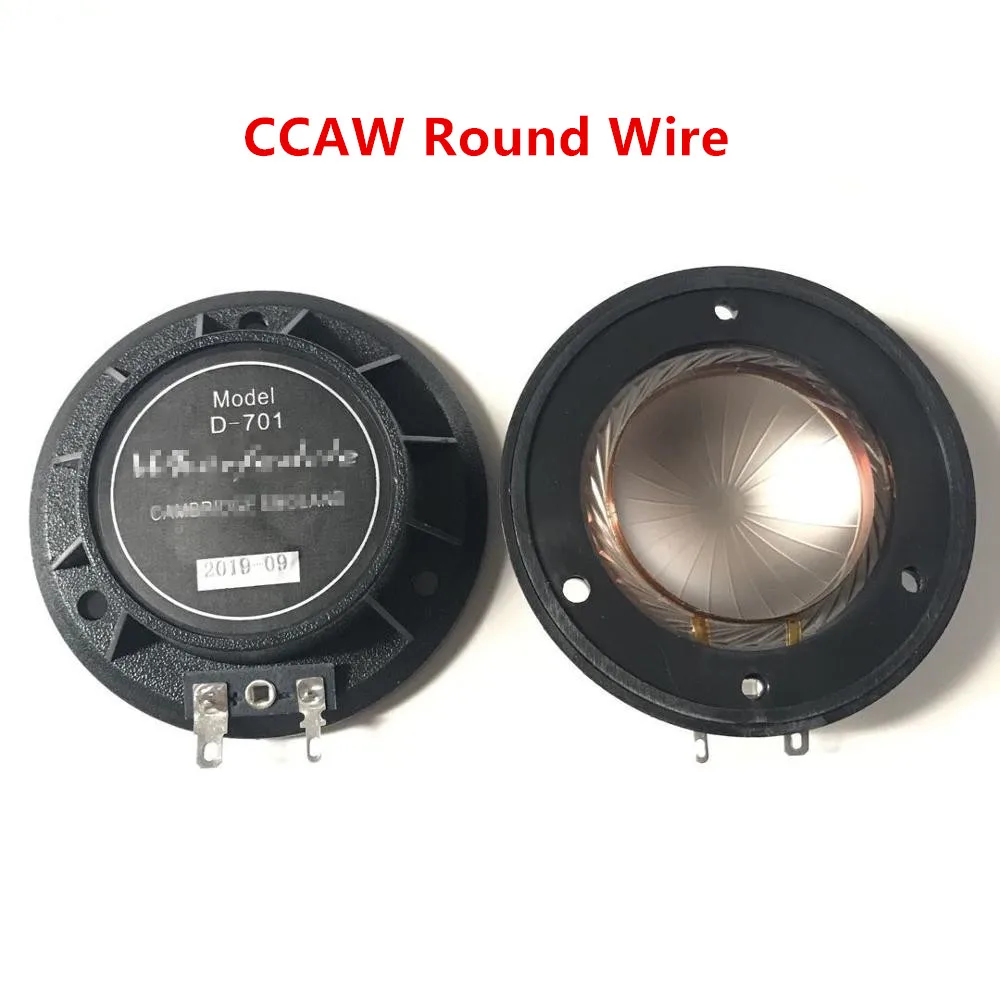 LIX C15M, LIX 210C 용 CD-001H 드라이버 용 Wharfedale D-701 드라이버 용 2pcs 순수 알루미늄 와이어 교체 다이어프램