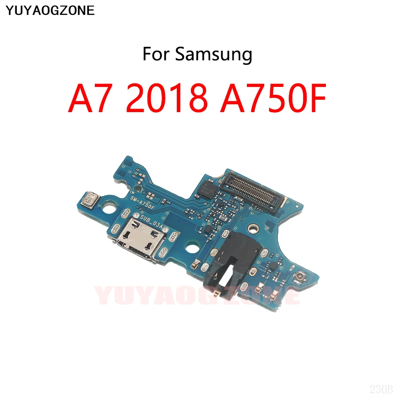 

10PCS/Lot For Samsung Galaxy A7 2018 A750F USB Charge Dock Connector Port Socket Jack Plug Flex Cable Charging Board Module