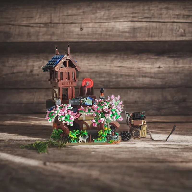 2406pcs MOC Ideas And CUUSOO Medieval Guard Post Model Building Blocks Christmas Gift Toy Architecture Education Birthday 3D