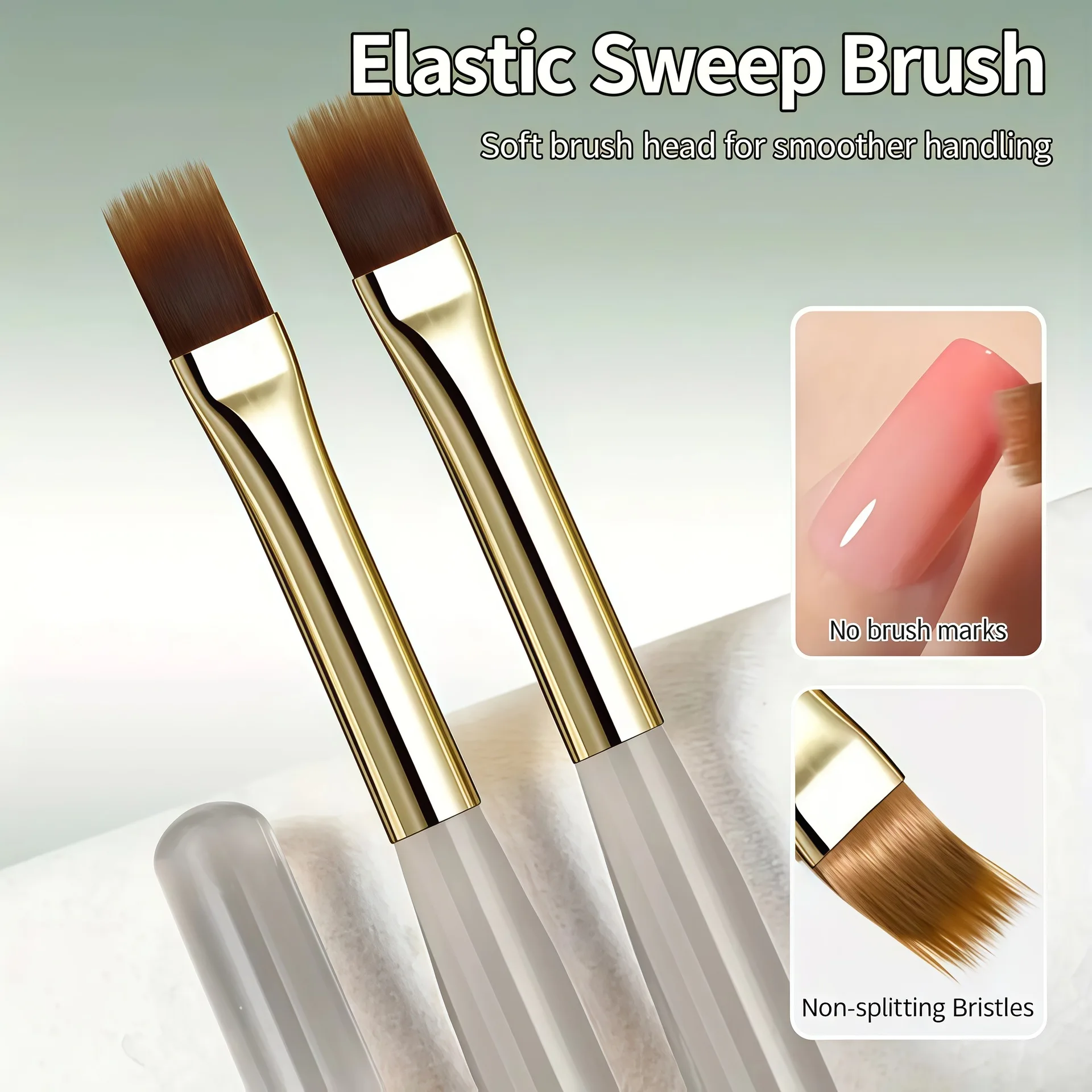 2/3PCS Nail Art Brushes Set - French Line Grid Pattern Drawing Pen for DIY Gradient Nail Art UV Gel Extension Painting Supplies