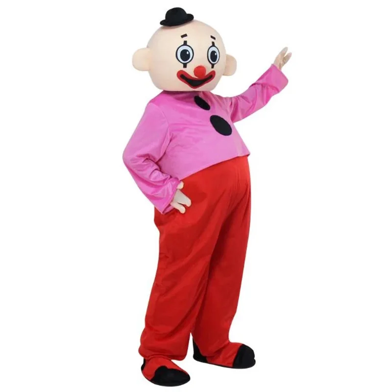 Adult Clown Mascot Costume Halloween Carnival Role Play Walking Actor Set Cosplay Anime Cartoon Doll Game Dress Up Party