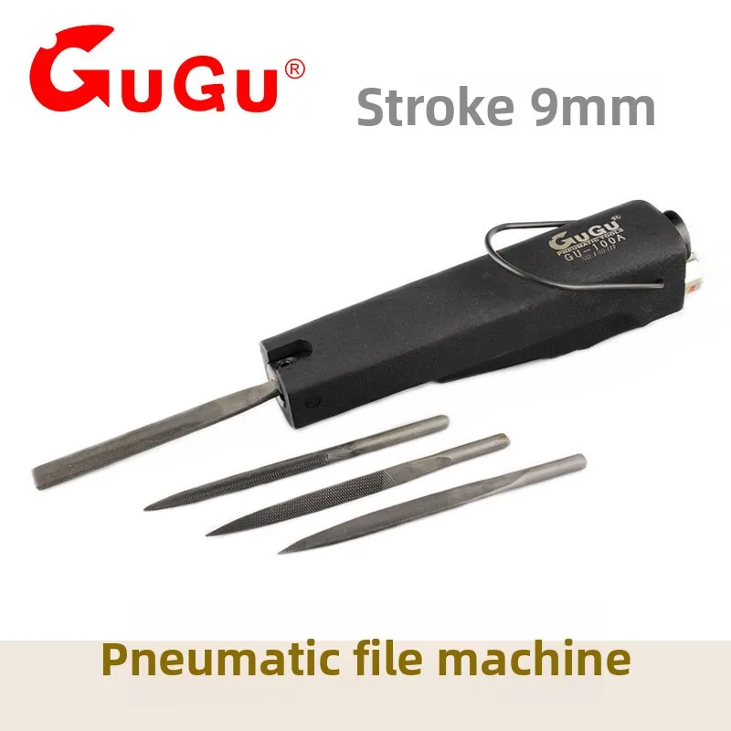 Taiwan Gugu Direct Supply Gu-100A Cheap Heavy-Duty Reciprocating Pneumatic File Machine from Die-Casting Factory, Powerful M6 Large Model