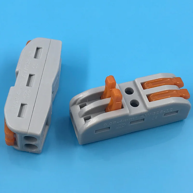 Lever-Noten 2 Dirigent Compact Wire Connectors Butt Splice Blokaansluiting