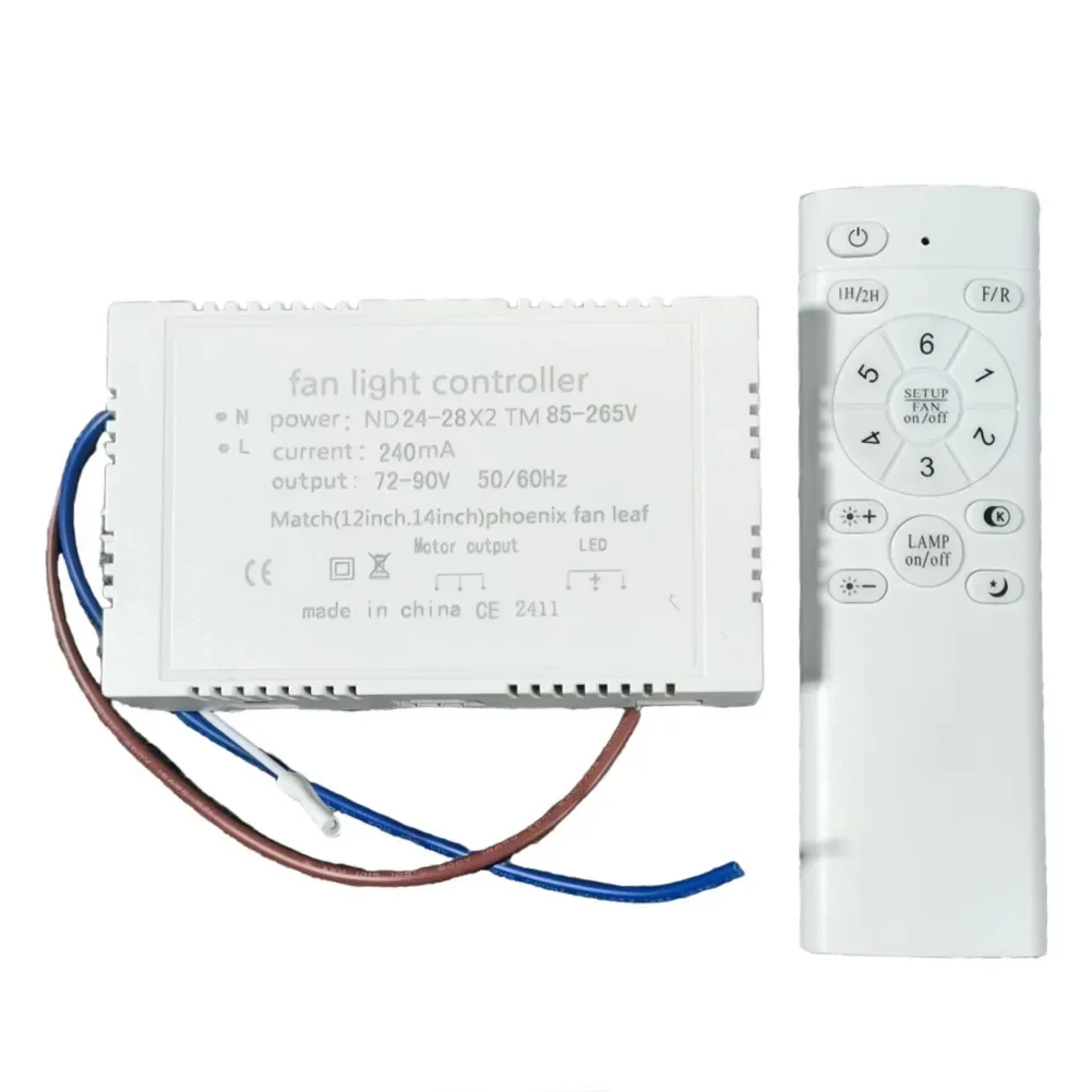 Ceiling Fan For LED Light Transformer with Remote Receiver AC 85-265V Input Voltage DC Output Power Supply Unit