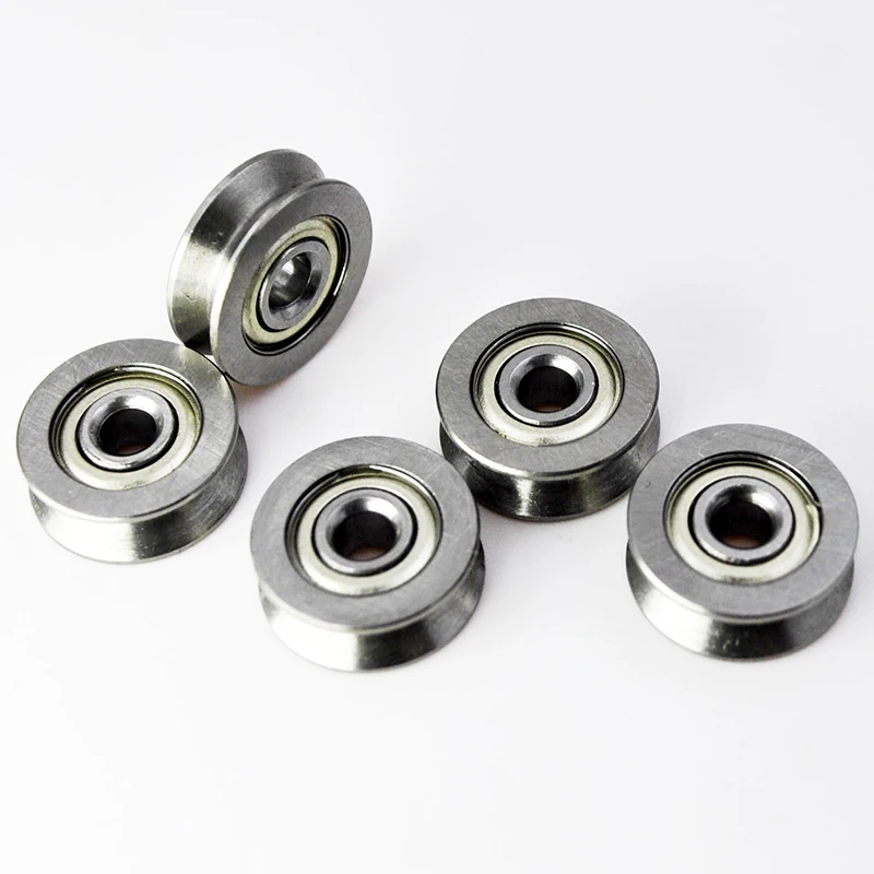 

10pcs V623ZZ Bearing 3x12x4mm V Groove 623 Roller Wheel V623 Ball Bearings Embroidery Machine Pulley Chrome Steel Bearing