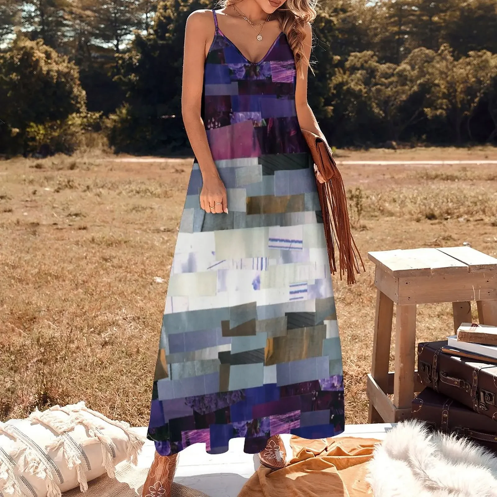 Graysexual Pride Vestido sem mangas Vestidos longos roupas de praia para mulheres Vestido