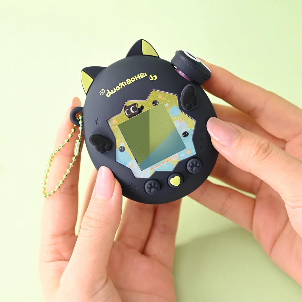 GeekShare Luo Xiaohei Co Branded Silikonowe Etui Antywstrząsowe do Tamagotchi Paradies, Urocza Kreskówkowa Ochronna Obudowa na Konsolę do Gier — zdjęcie produktu 6