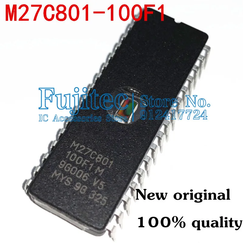 5PCS/LOT M27C801-100F1 M27C801 CDIP-32