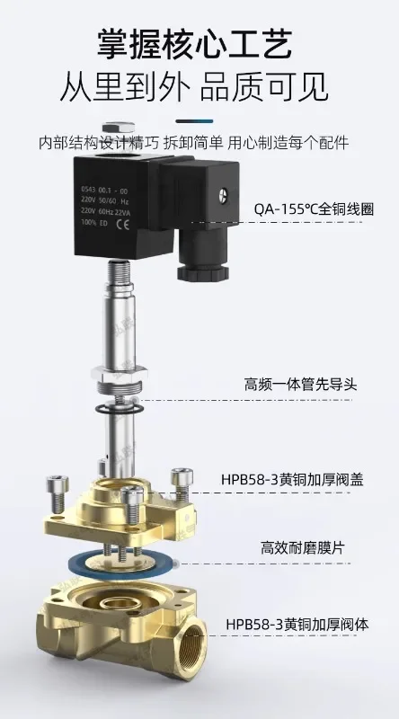 JT5241015 bottle blowing machine solenoid valve high-pressure 321H35 solenoid machine valve water