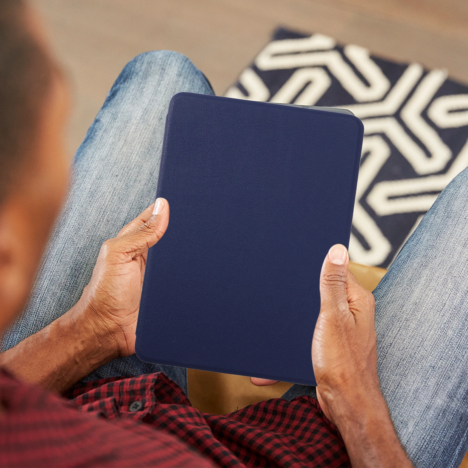 

Heavy Duty Ebook Case Ultra-thin Cover Small Protective Blue for E-book