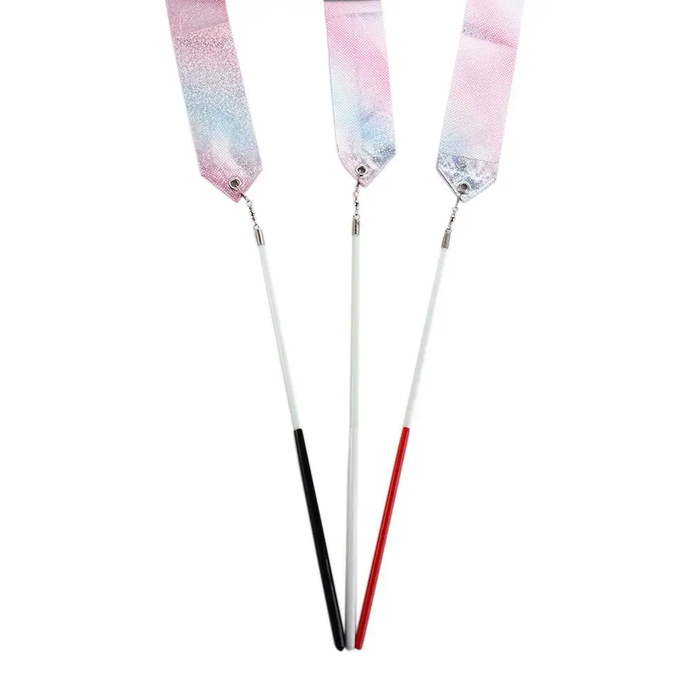 

Gymnastics Equipment Toys Rainbow Stick Training Tool Twirling Rod Ballet Streamer Dance Ribbon Gym Ribbons