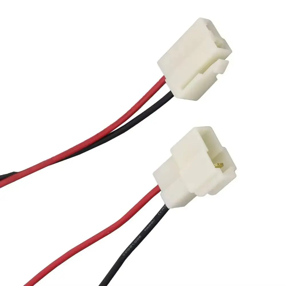 100Sets 6.3mm 2Pin DJ7021 Automotive Electrical Connector Kit with 15CM Cable Terminal Plug for Motorcycle Use