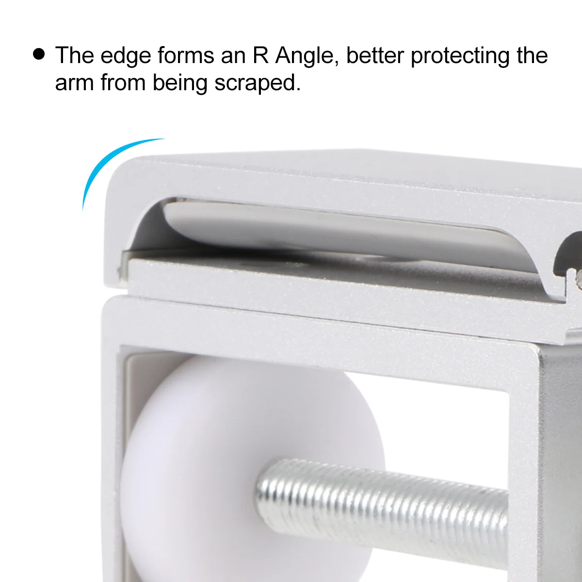 حامل سماعة الرأس معدني فضي، حامل سماعة رأس مدمج وخفيف الوزن، خطاف تخزين لسماعات الرأس للمنزل والمكتب والمدرسة