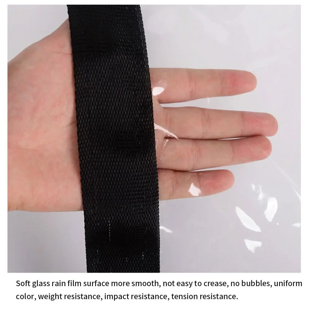 0.1mm Plastic PE Film Transparent Rainproof Cloth Tarpaulin Garden Balcony Greenhouse Succulent Plant Keep Warm Waterproof Cloth