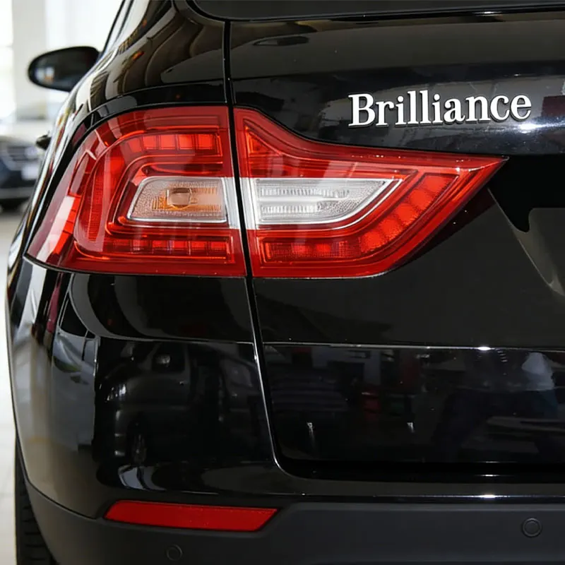 

Brilliance rear trunk logo three-dimensional labeling for Brilliance Zhonghua car body English modified logo car spare box mark