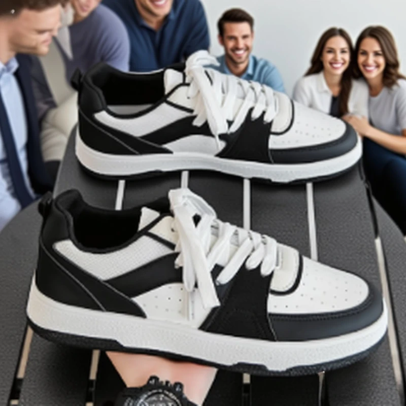 

Men Shoes Fashion Breathable Sneakers Thick Soled Sports Shoes Men Spring/Autumn Skateboard Casual Shoes Zapatillas De Deporte