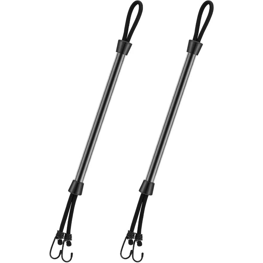 

Tandefio 2 Pcs Dock Rods for Boat Docking 16 Inch Dock Boat Mooring Poles Bungee Lines with Hook Speedboat Accessories for Men